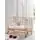 Baby When Mare Natural Color Swinging and Wheeled Bedside Cradle ახალშობილის საწოლი, 4 image