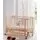 Baby When Mare Natural Color Swinging and Wheeled Bedside Cradle ახალშობილის საწოლი