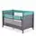Cangaroo Folding Cot Next Level Turquoise- საბავშვო ორ დონიანი საწოლ-მანეჟი, 4 image