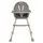 Moni High chair Biscotti 2 in 1 Grey საკვები სკამ-მაგიდა, 4 image