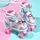 Rainbow Roller Skates With Light M/35-38/ - როლიკები, 4 image