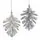 Pinecone Hanging Decoration Silver&White - ნაძვის ხის სათამაშო, 2 image