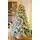 Christmas Tree 210 CM With Pine Cones And Lights, PE + PVC Snow-Covered ნაძვის ხე სილიკონის შერეული ტოტებით, გირჩით და განათებით