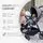 KikkaBoo Modena 4in1 With Carrycot Dark Grey საბავშვო ეტლის კომპლექტი, 8 image