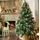 Christmas Tree 210 CM With Lights White Tips, Pine Cones And Berries PE+PVC - ნაძვის ხე განათებით შერეული სილიკონის წიწვებით, თეთრი ბოლოებით, გირჩით და კენკრით, 2 image