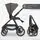 KikkaBoo Modena 4in1 With Carrycot Dark Grey საბავშვო ეტლის კომპლექტი, 11 image