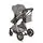 Cangaroo Alma 3 In 1 Dark Grey with I-Size CarSeat საბავშვო ტრანსფორმერი ეტლი, 4 image