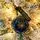 Gold And Blue Ball Hanging Decoration - ნაძვის ხის სათამაშო