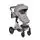 Cangaroo Alma 3 In 1 Light Grey with I-Size CarSeat საბავშვო ტრანსფორმერი ეტლი, 4 image