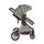 Cangaroo Alma 3 In 1 Dark Grey with I-Size CarSeat საბავშვო ტრანსფორმერი ეტლი, 14 image