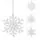 Snowflake Christmas Hanging Decoration - ნაძვის ხის სათამაშო, 2 image