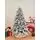 Christmas Tree 210 CM PE + PVC Snow-Covered  - დათოვლილი ნაძვის ხე შერეული სილიკონის წიწვებით, 3 image