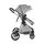 Cangaroo Alma 3 In 1 Light Grey with I-Size CarSeat საბავშვო ტრანსფორმერი ეტლი, 8 image