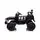 Jeep Wrangler Sport Car Black - ელექტრო მანქანა კაუჩუკის საბურავებით, 3 image