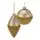 Beige Half Velvet Hanging Decoration - ნაძვის ხის სათამაშო