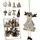 Mushroom Wooden Hanging Decoration - ხის ნაძვის ხის სათამაშო, 2 image