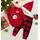 Newborn Baby 3 in 1 Ho Ho Ho Merry Christmas - ახალშობილის ტანსაცმლის კომპლექტი