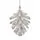 Pinecone Hanging Decoration Silver&White - ნაძვის ხის სათამაშო