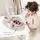 KikkaBoo Feeding set 5 pcs Platinum Silicone Sage  - საბავშვო ჭურჭლის ნაკრები, 8 image
