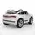 Licensed Audi Electric Car White - ელექტრო მანქანა კაუჩუკის საბურავებით, 5 image