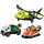 Lego minifigures 60505 Airplane, Service Truck & Hovercraft Remix, 2 image