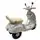 Vintage Scooter Orange - ელექტრო მოტოციკლი, 2 image