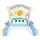 Moni Toys 2 in 1 push walker and play mat Blue piano HE0637 - საბავშვო ვოლქერი/განსავითარებელი ხალიჩა, 2 image