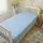 Yuar Baby Fitted Bedsheet 60x120x20cm Blue Point - ახალშობილის საწოლის ზეწარი