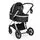 Moni 3 In 1 Set Alina Black-Onyx - საბავშვო ტრანსფორმერი ეტლის კომპლექტი, 3 image