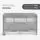 Kikkaboo Baby cot 2 levels Nighty Night Grey - საბავშვო ორ დონიანი საწოლ-მანეჟი, 6 image