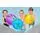 Bestway 31036 Designer Beach Ball Blue - წყლის გასაბერი ბურთი, 4 image