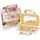 Girabrilla Puffer makeup Set Gold -მაკიაჟის ნაკრები