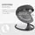 KikkaBoo Electrical Side-To-Side Swing Codie 2025 Dark Grey - საბავშვო ელექტრო შეზლონგი, 3 image