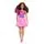 Barbie Fashionista Doll Curvy With Brown Hair, Pink Sparkly Dress - ბარბის თოჯინა, 4 image