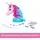 Barbie HMD83 Colorful Unicorn Hair Styling Head - სათამაშო უნიქორნი აქსესუარებით, 3 image