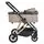 Moni Baby stroller 4 in 1 Merci Beige - საბავშვო ეტლის კომპლექტი, 18 image