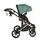 Cangaroo Baby stroller 4 in 1 Eggo Emerald-blue - საბავშვო ეტლის კომპლექტი, 10 image