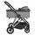 Moni Baby stroller 4 in 1 Merci Stone-grey - საბავშვო ეტლის კომპლექტი, 23 image