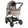 Moni Baby stroller 4 in 1 Merci Beige - საბავშვო ეტლის კომპლექტი, 15 image