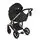 Cangaroo Baby stroller 4 in 1 Eggo Caviar-black - საბავშვო ეტლის კომპლექტი, 12 image