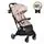 Cangaroo Baby stroller Airwalk cabin size Cloud-pink - საბავშვო სასეირნო ეტლი
