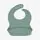 KikkaBoo Bib Platinum Silicone Sage - სილიკონის საბავშვო წინსაფარი