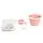 Cangaroo Foldable baby bath bet Balena pink - ჩვილის დასაკეცი აბაზანა, 7 image