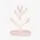 KikkaBoo Drying rack Tulip Pink - ახალშობილის საკვები აქსესუარების საშრობი