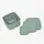 KikkaBoo Snack box set 3 pcs Platinum Silicone Sage - საბავშვო საკვების ბოქსი, 2 image