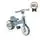 Byox Mini Balance Bike Learn to Ride 2 in 1 Blue  (საბავშვო ველოსიპედი (ბალანს ბაიკი), 3 image