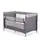 Cangaroo Folding Cot Next Level Grey - საბავშვო ორ დონიანი საწოლ-მანეჟი საჩუქრად მატრასი, 4 image