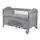 KikkaBoo Milky Way Grey 2 levels საწოლ მანეჟი, 8 image
