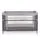 Cangaroo Folding Cot Next Level Grey - საბავშვო ორ დონიანი საწოლ-მანეჟი საჩუქრად მატრასი, 7 image
