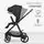 KikkaBoo Mia  4in1 Black - საბავშვო ეტლის კომპლექტი, 4 image